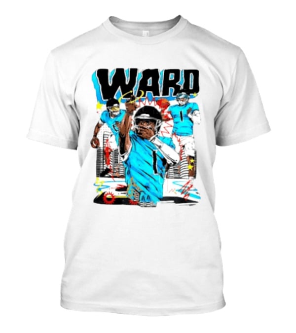 Tennessee Titans Ward Player Cartoon Comic T-Shirt