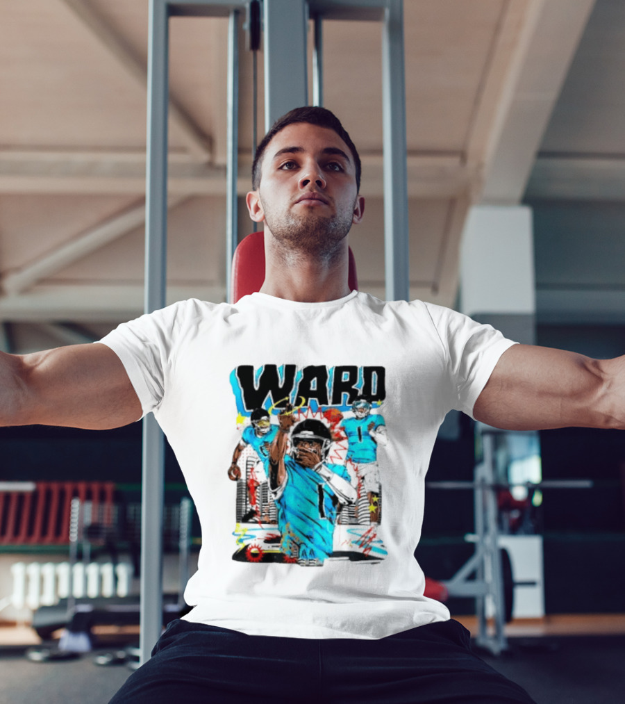 Tennessee Titans Ward Player Cartoon Comic T-Shirt