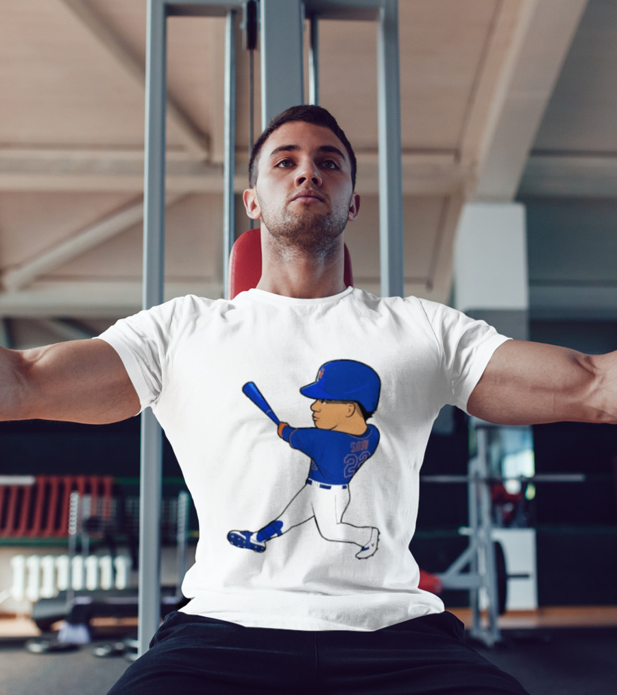 Juan Soto 22 Mets Baseball Swing LGM T-Shirt