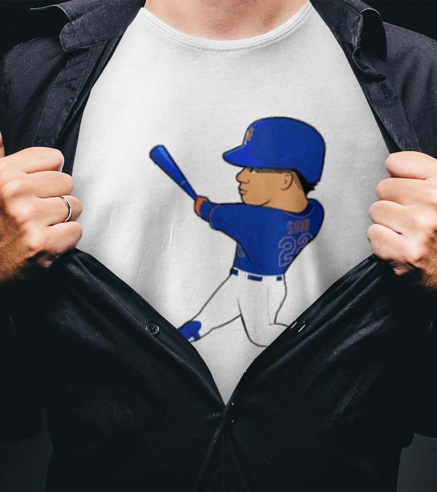 Juan Soto 22 Mets Baseball Swing LGM T-Shirt