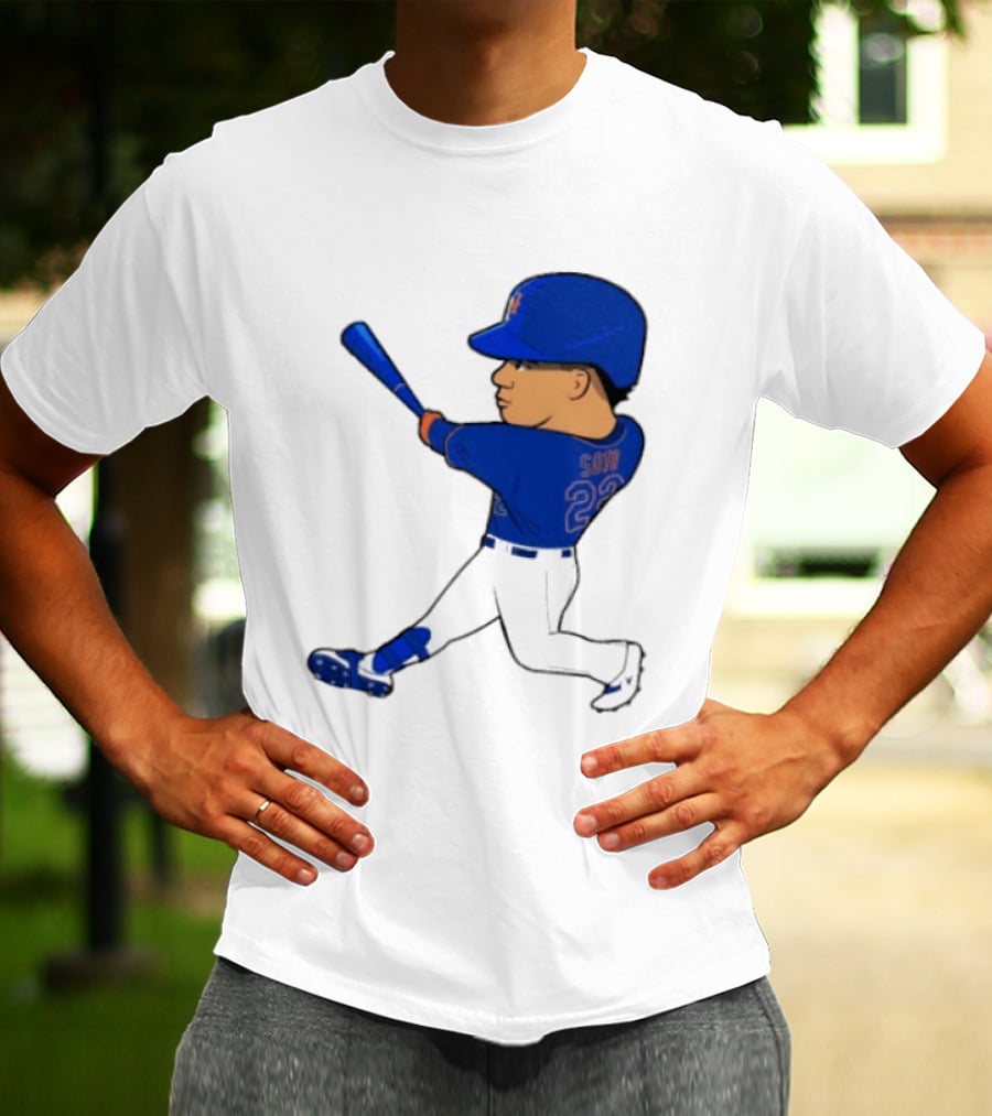 Juan Soto 22 Mets Baseball Swing LGM T-Shirt
