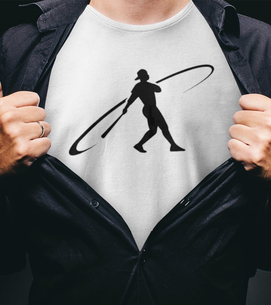 Ken Griffey Jr Swingman Silhouette Baseball Legend T-Shirt