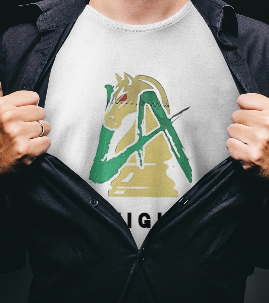 LA Knight WWE Horse Knight Chess Piece T-Shirt