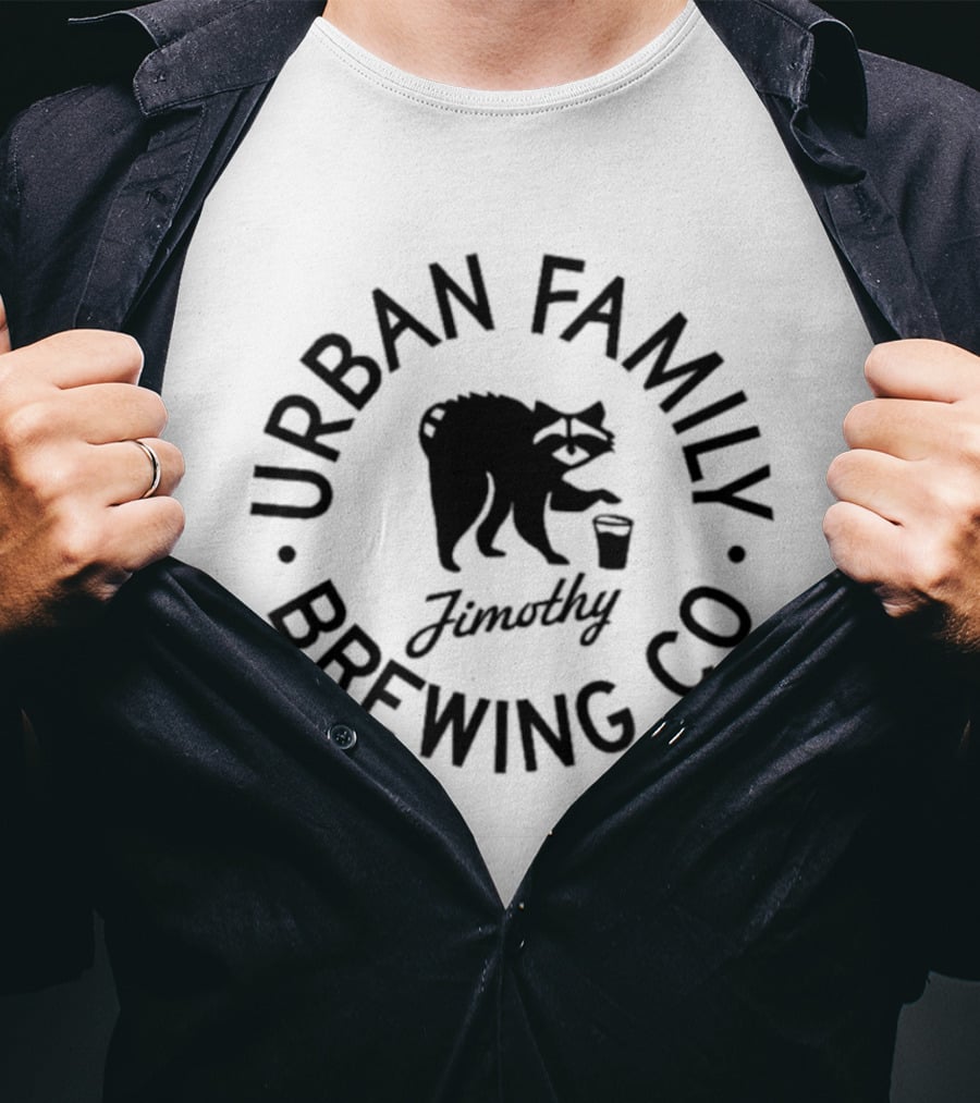 Urban Family Brewing Co Jimothy Raccoon T-Shirt