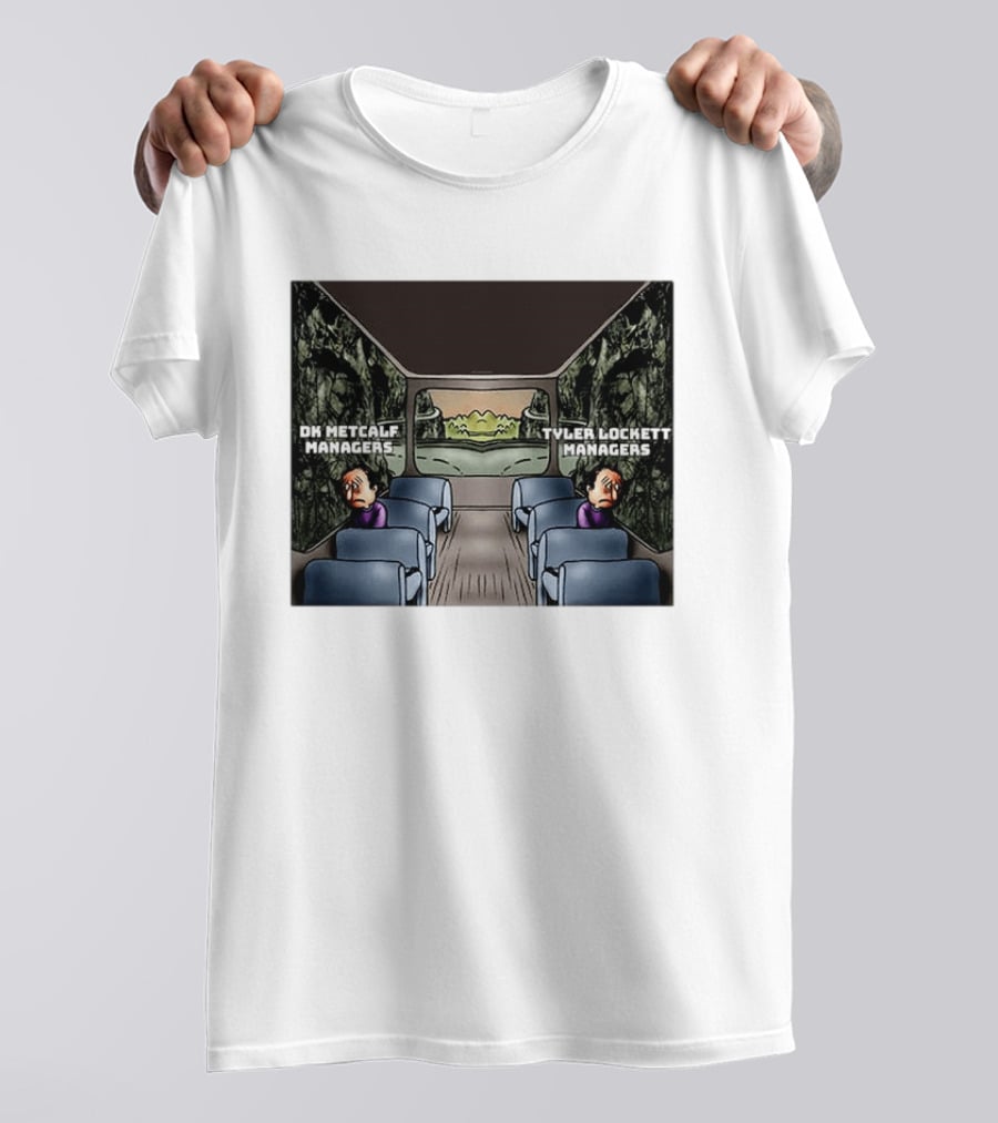 DK Metcalf Managers Tyler Lockett Managers Sad Meme Seattle Seahawks T-Shirt