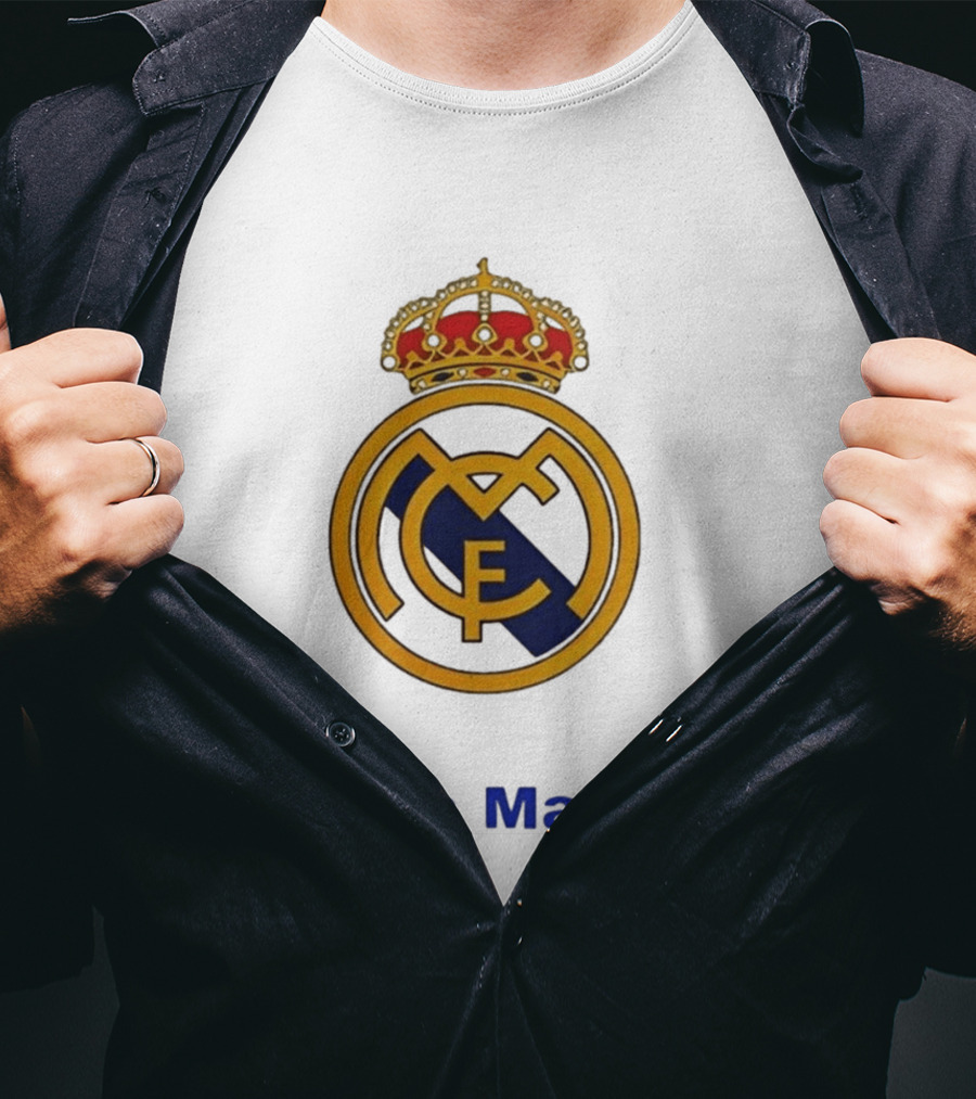 Hala Madrid Real Madrid CF Crest Spain Football Club T-Shirt