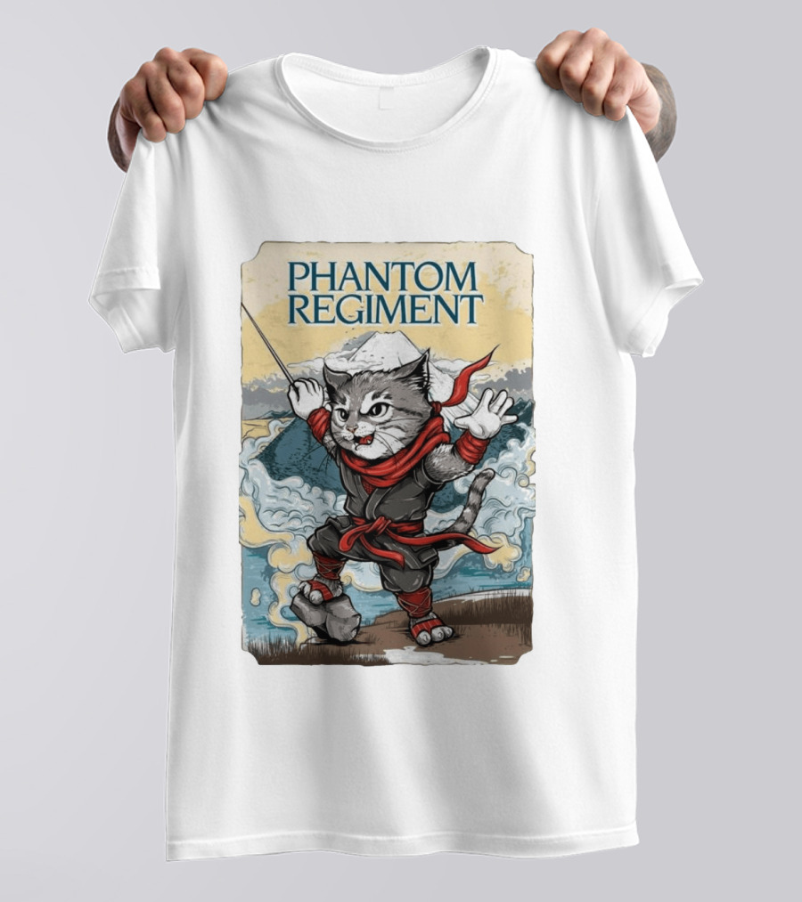 Original Phantom Regiment Conductor Cat Ninja T-Shirt