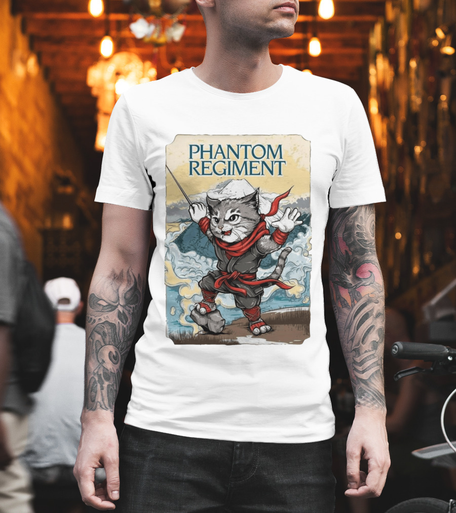 Original Phantom Regiment Conductor Cat Ninja T-Shirt