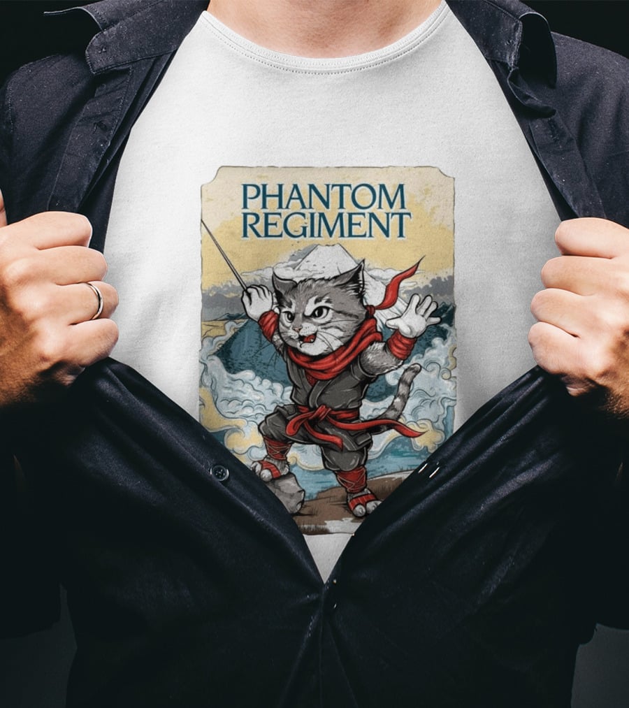 Original Phantom Regiment Conductor Cat Ninja T-Shirt