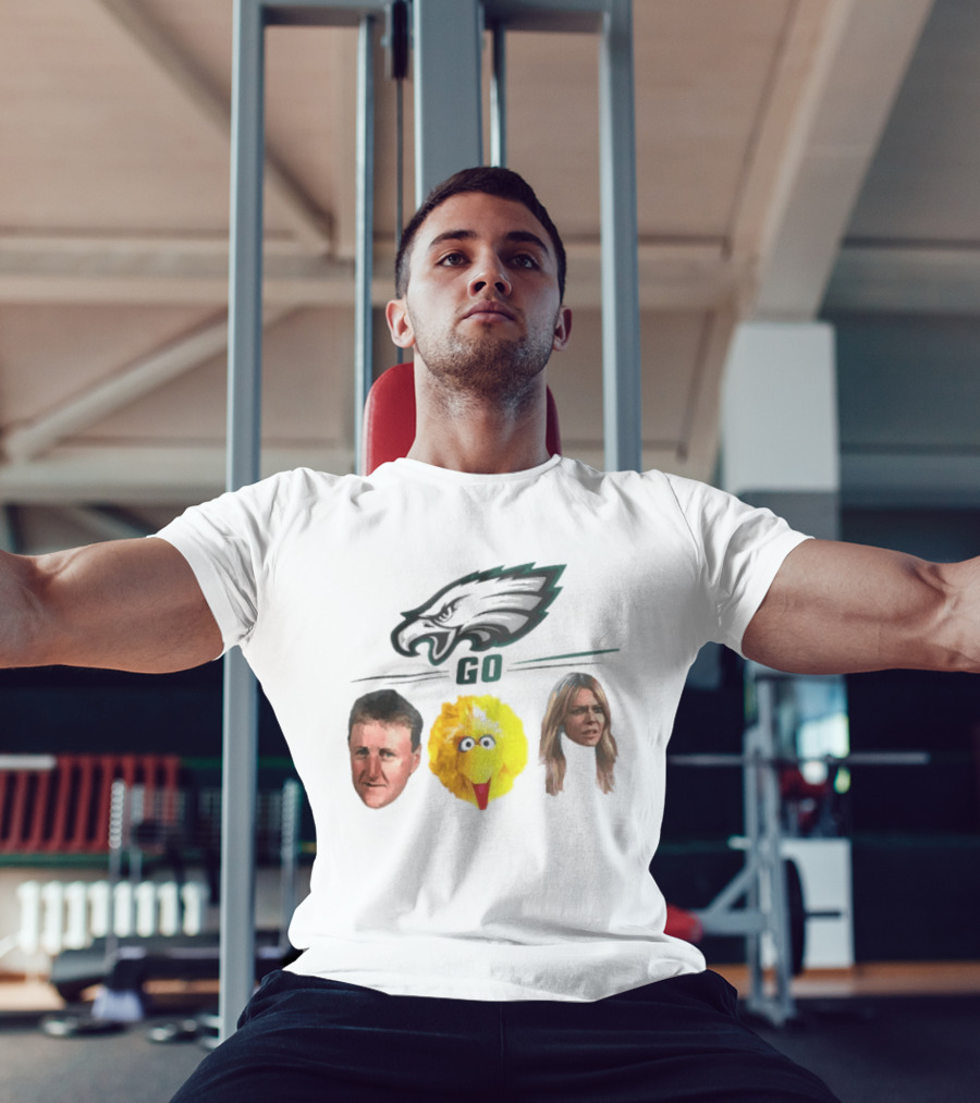Philadelphia Eagles Go Birds Larry Bird Big Bird The Bird T-Shirt