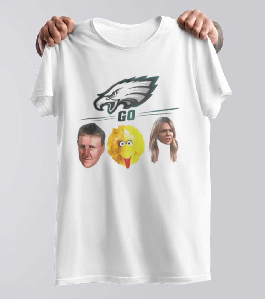 Philadelphia Eagles Go Birds Larry Bird Big Bird The Bird T-Shirt