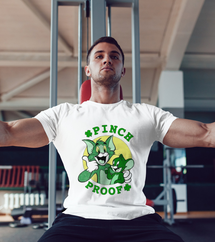 Tom And Jerry Pinch Proof St. Patrick's Day Celebration T-Shirt