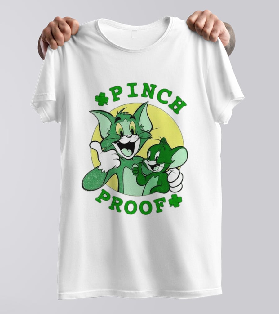 Tom And Jerry Pinch Proof St. Patrick's Day Celebration T-Shirt