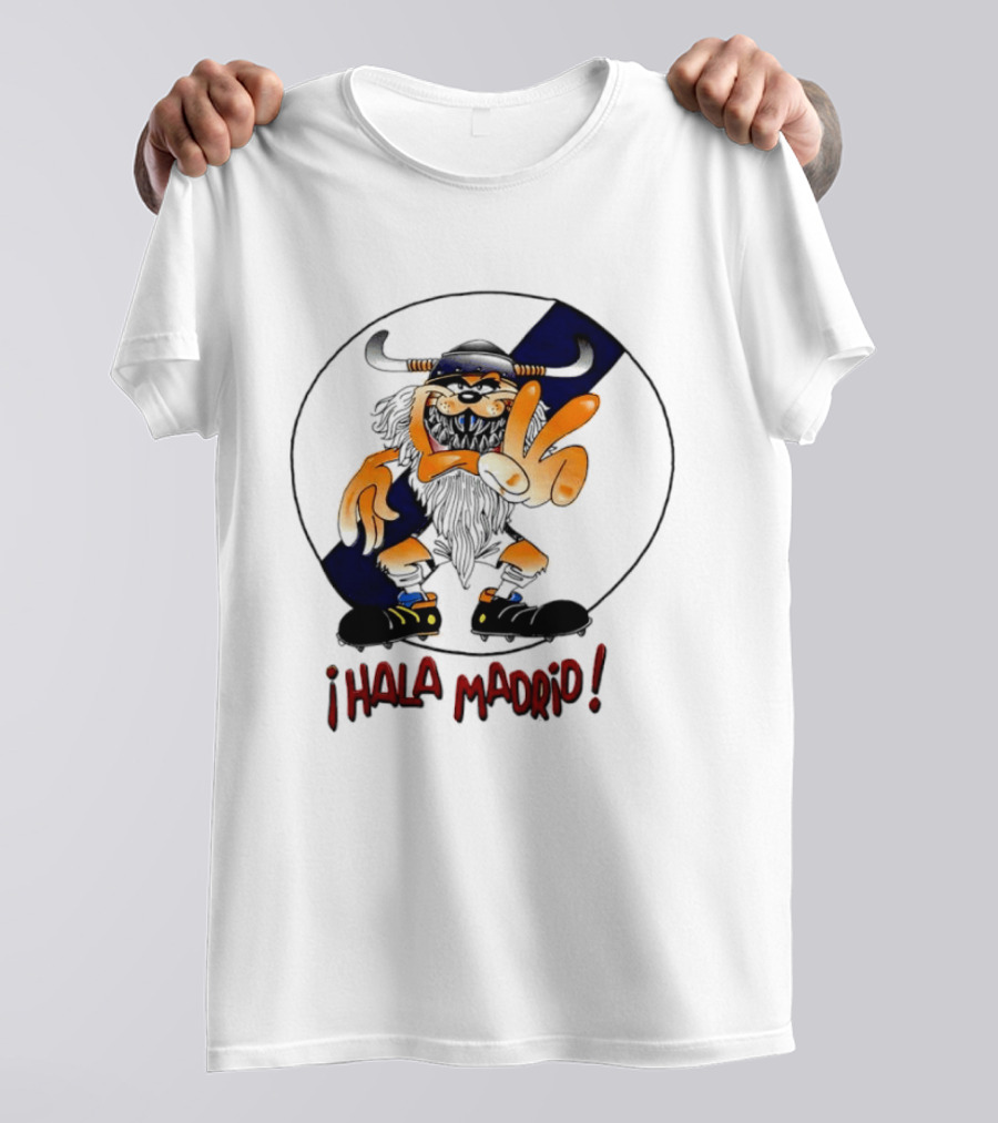 Viking Hala Madrid Real Madrid Club De Futbol Fan T-Shirt
