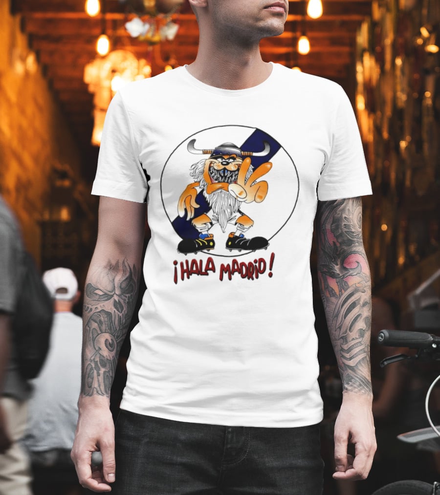 Viking Hala Madrid Real Madrid Club De Futbol Fan T-Shirt