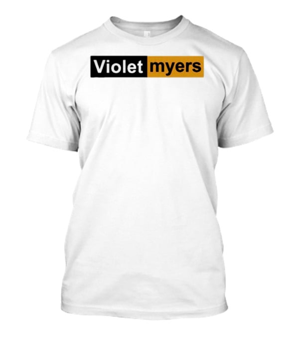 Violet Myers Black And Orange T-Shirt
