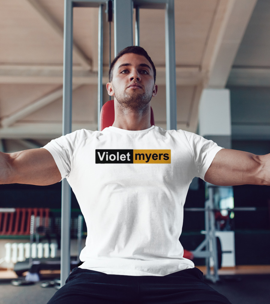 Violet Myers Black And Orange T-Shirt