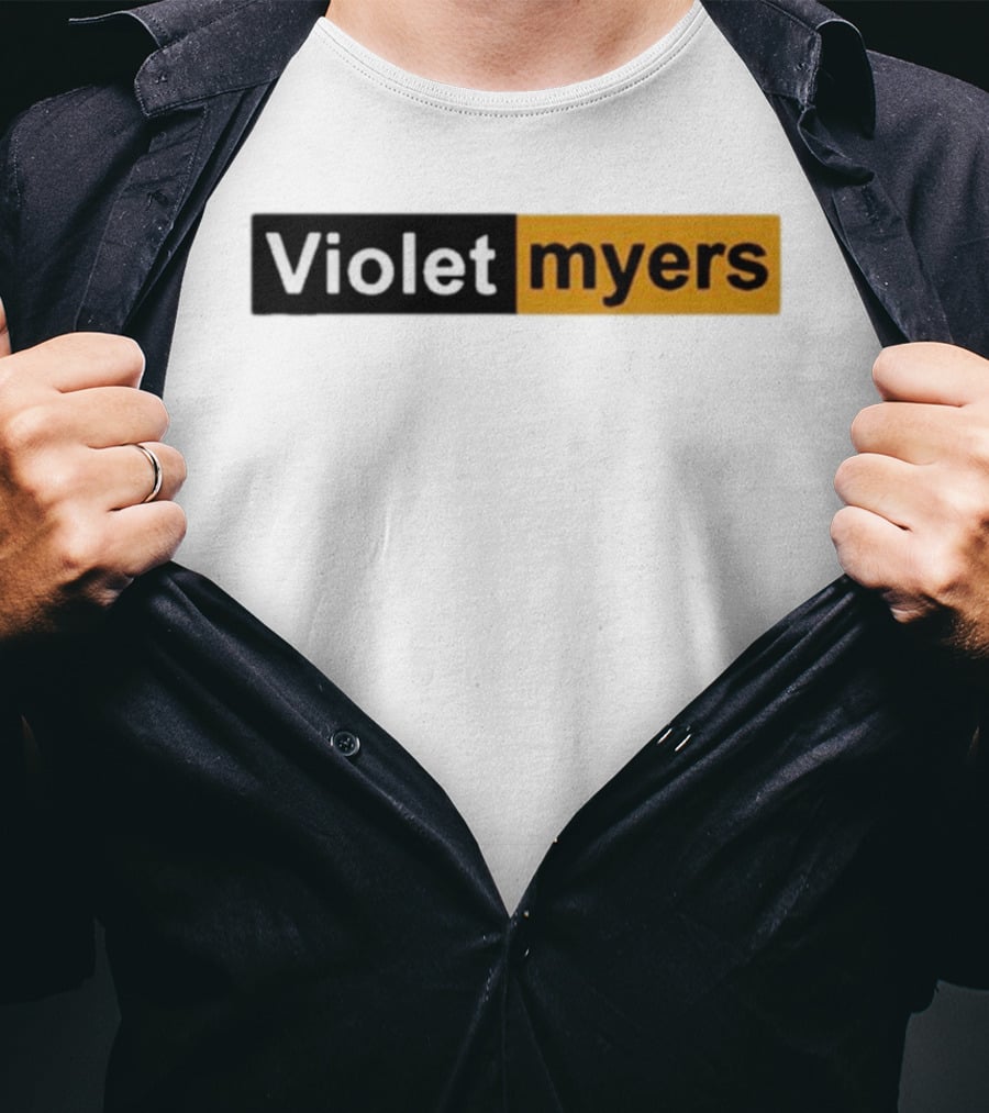 Violet Myers Black And Orange T-Shirt