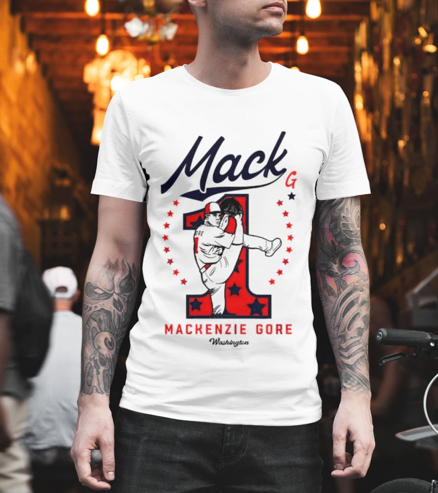 Mack G Washington Nationals Mackenzie Gore Baseball Stars T-Shirt