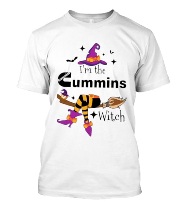 I'm The Cummins Witch Halloween Broomstick Costume T-Shirt