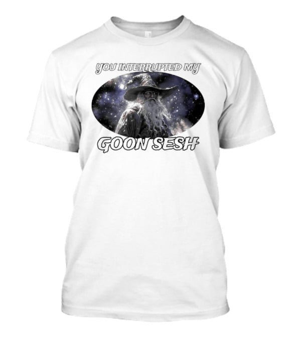 You Interrupted My Goon Sesh Wizard T-Shirt