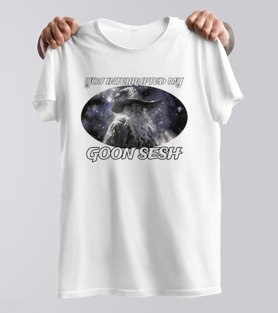 You Interrupted My Goon Sesh Wizard T-Shirt