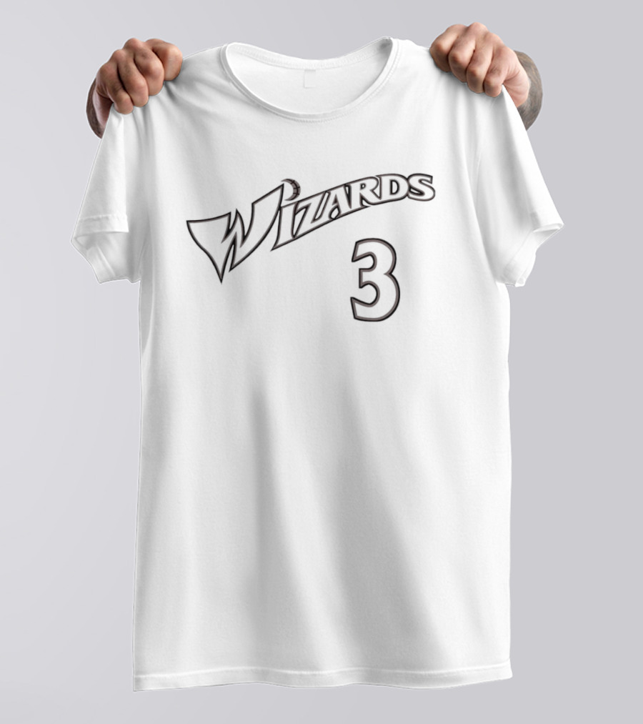 Wizards 3 Washington Wizards Team Logo Basketball Fan T-Shirt