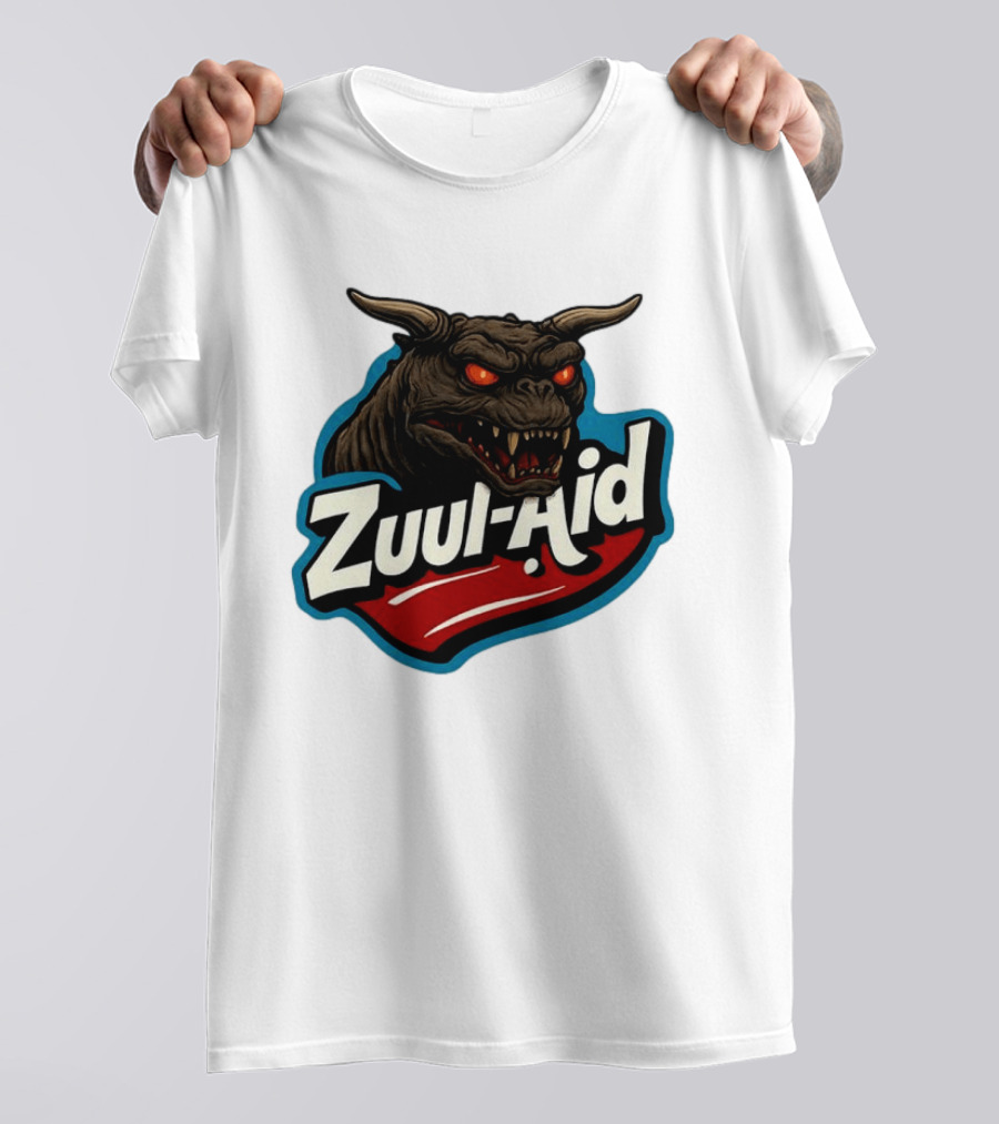 Zuul Aid Ghostbusters Demon Red Eyes Monster T-Shirt
