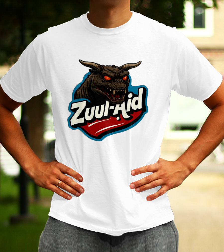 Zuul Aid Ghostbusters Demon Red Eyes Monster T-Shirt