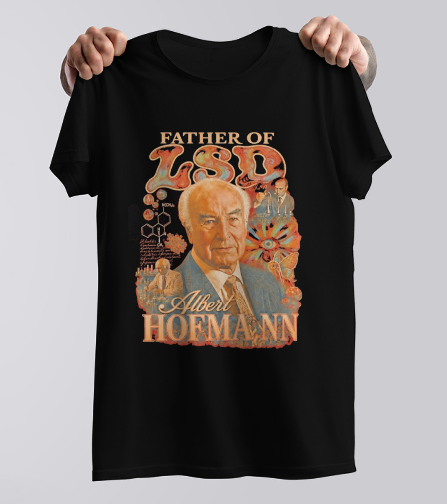 Father Of LSD Albert Hofmann Psychedelic T-Shirt