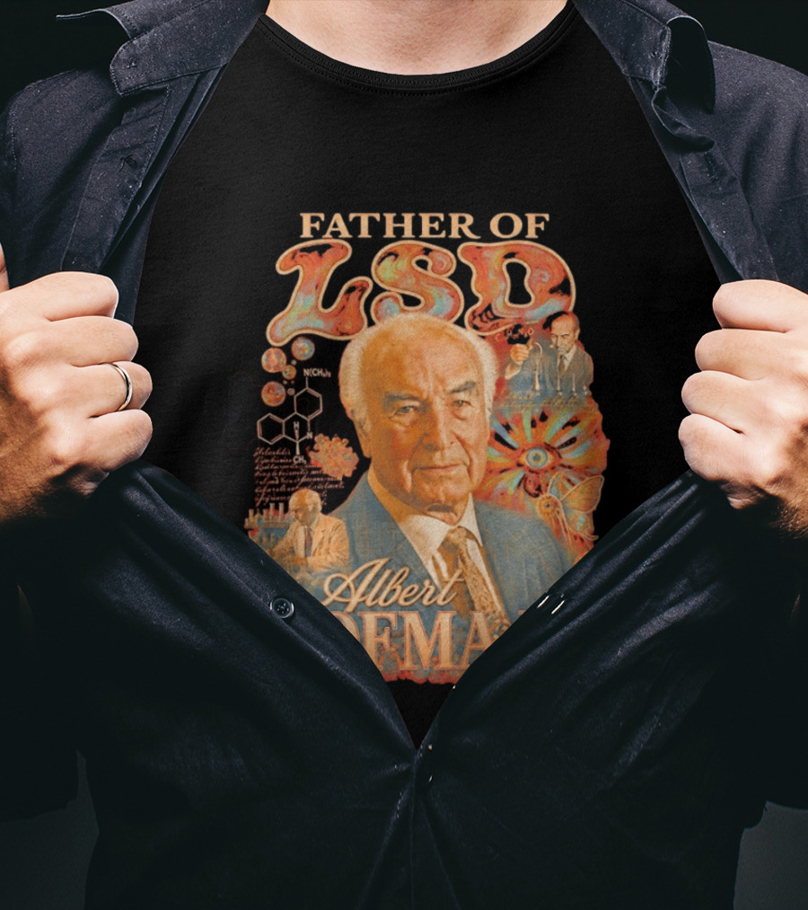 Father Of LSD Albert Hofmann Psychedelic T-Shirt