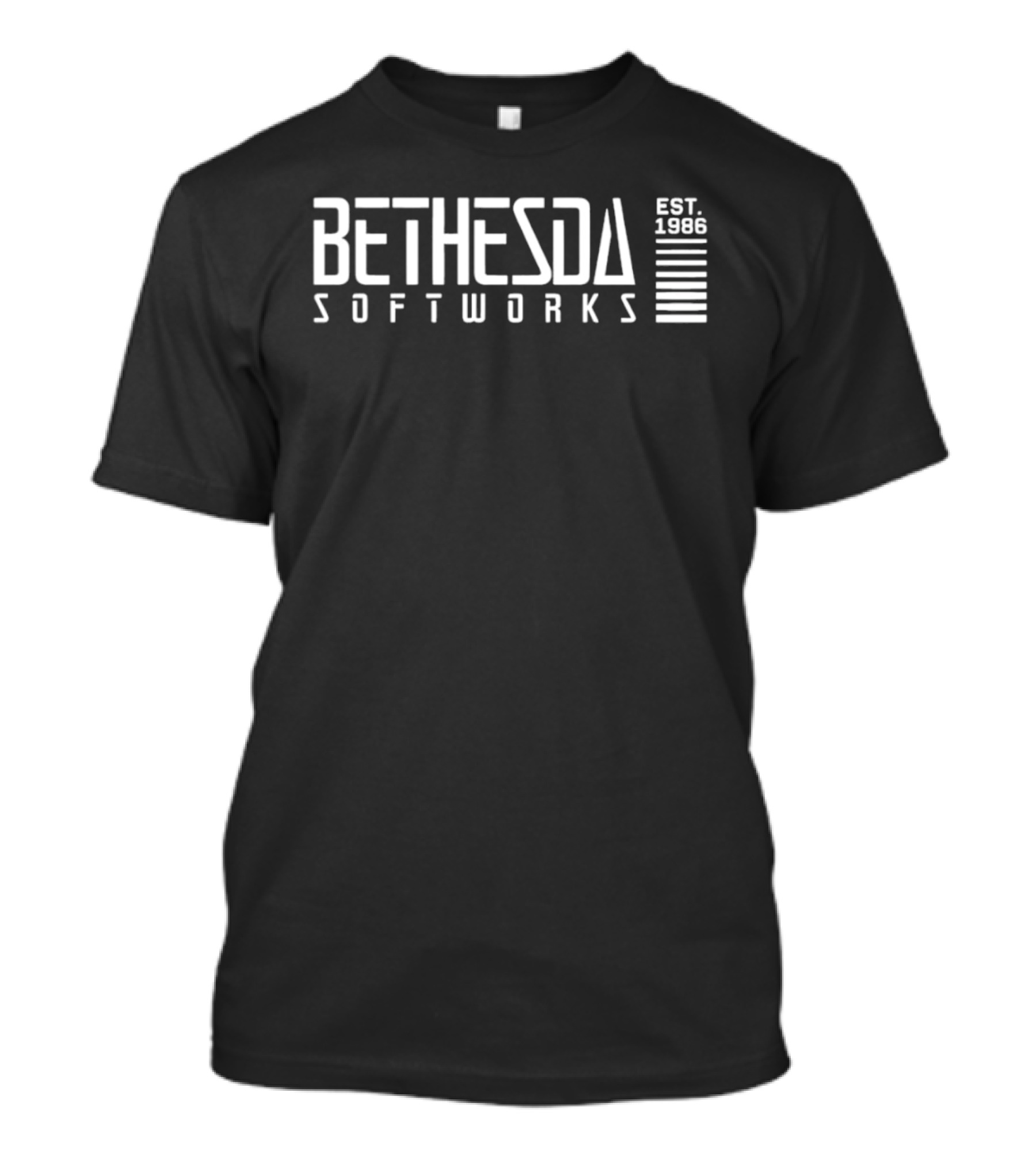 Bethesda Softworks Est 1986 Classic Gaming Brand T-Shirt