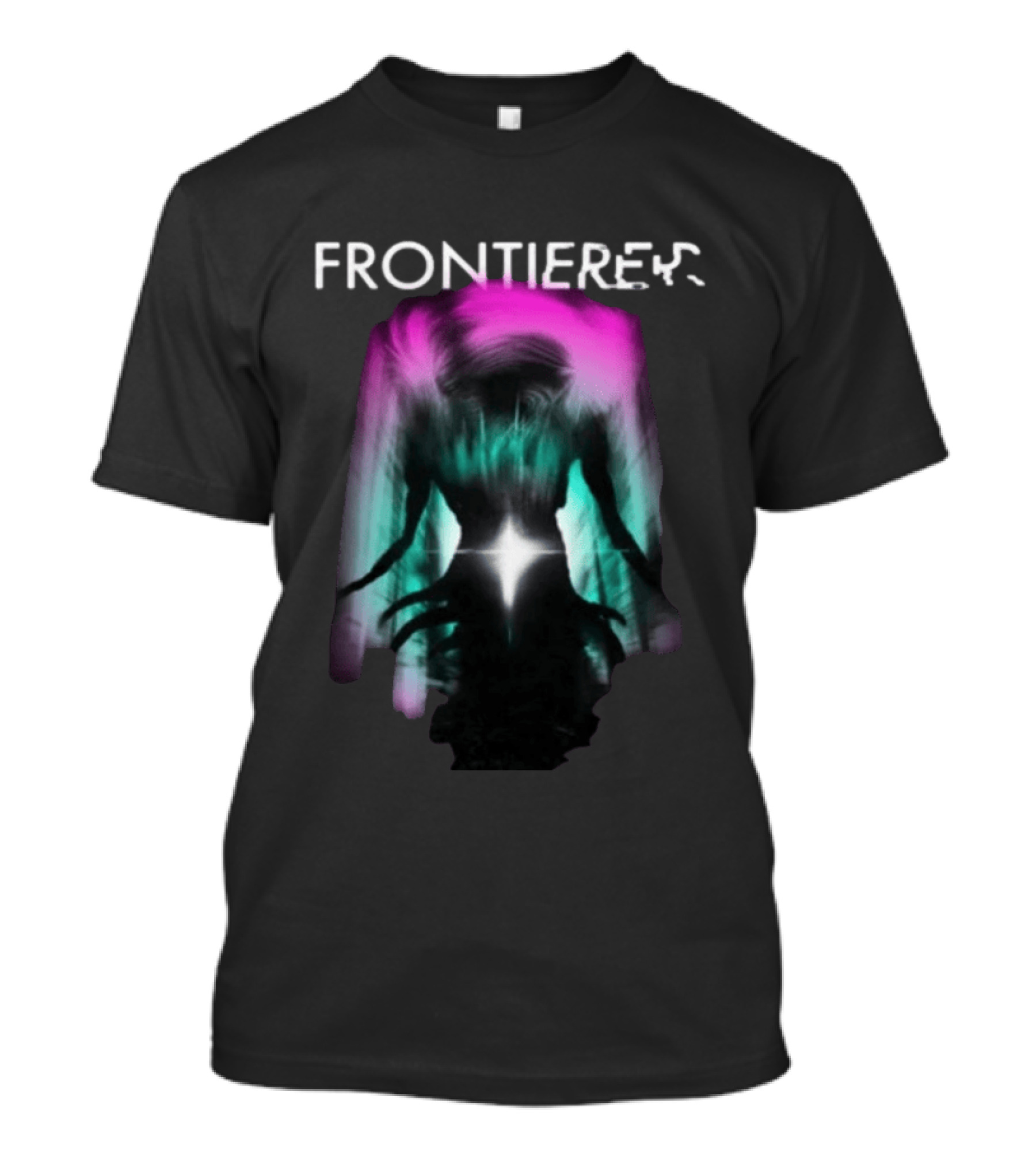 Indiemerchstore Frontierer Venom Taster Eerie Silhouette Optical Illusion T-Shirt