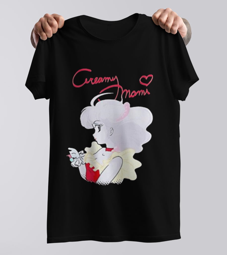 Magical Angel Creamy Mami Anime Character With Heart And Butterfly T-Shirt