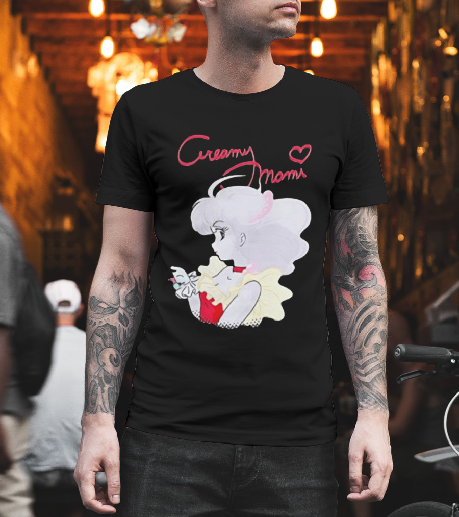 Magical Angel Creamy Mami Anime Character With Heart And Butterfly T-Shirt