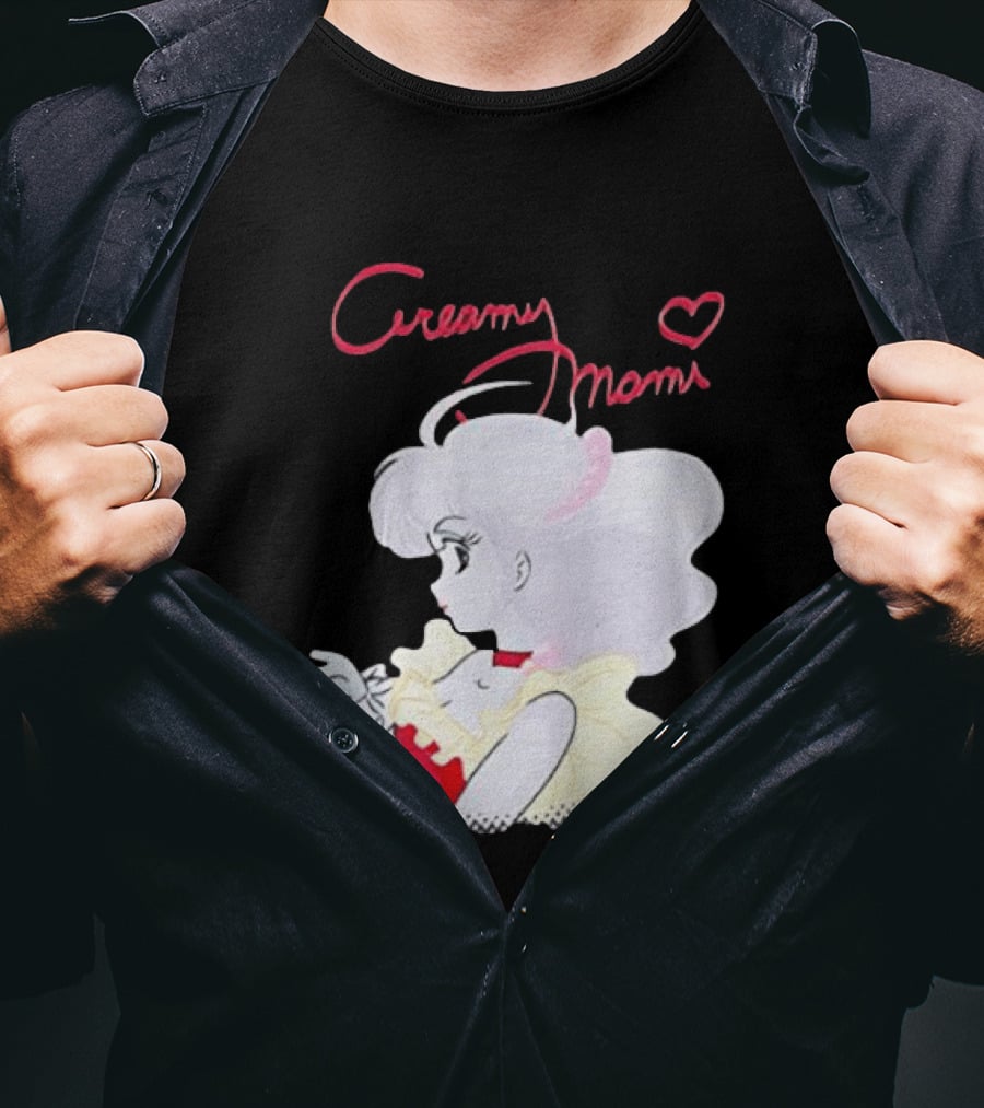 Magical Angel Creamy Mami Anime Character With Heart And Butterfly T-Shirt
