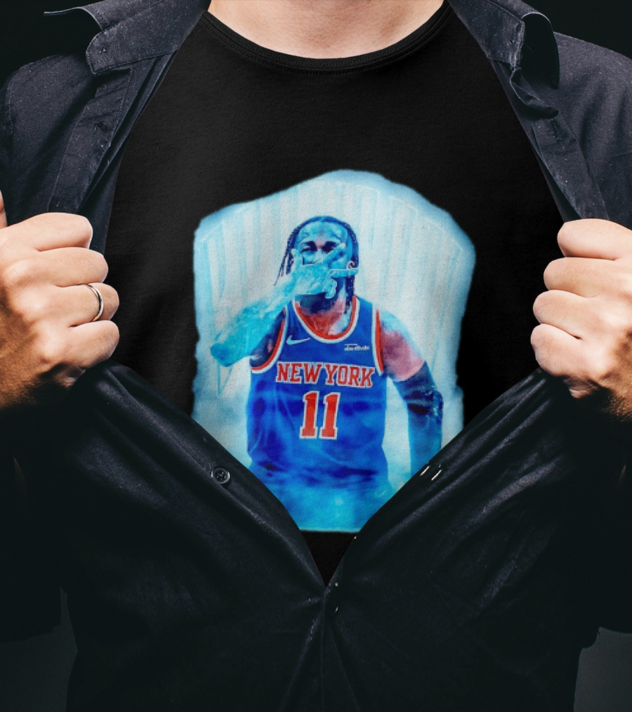 Jalen Brunson New York Knicks Number 11 NBA Basketball Player T-Shirt