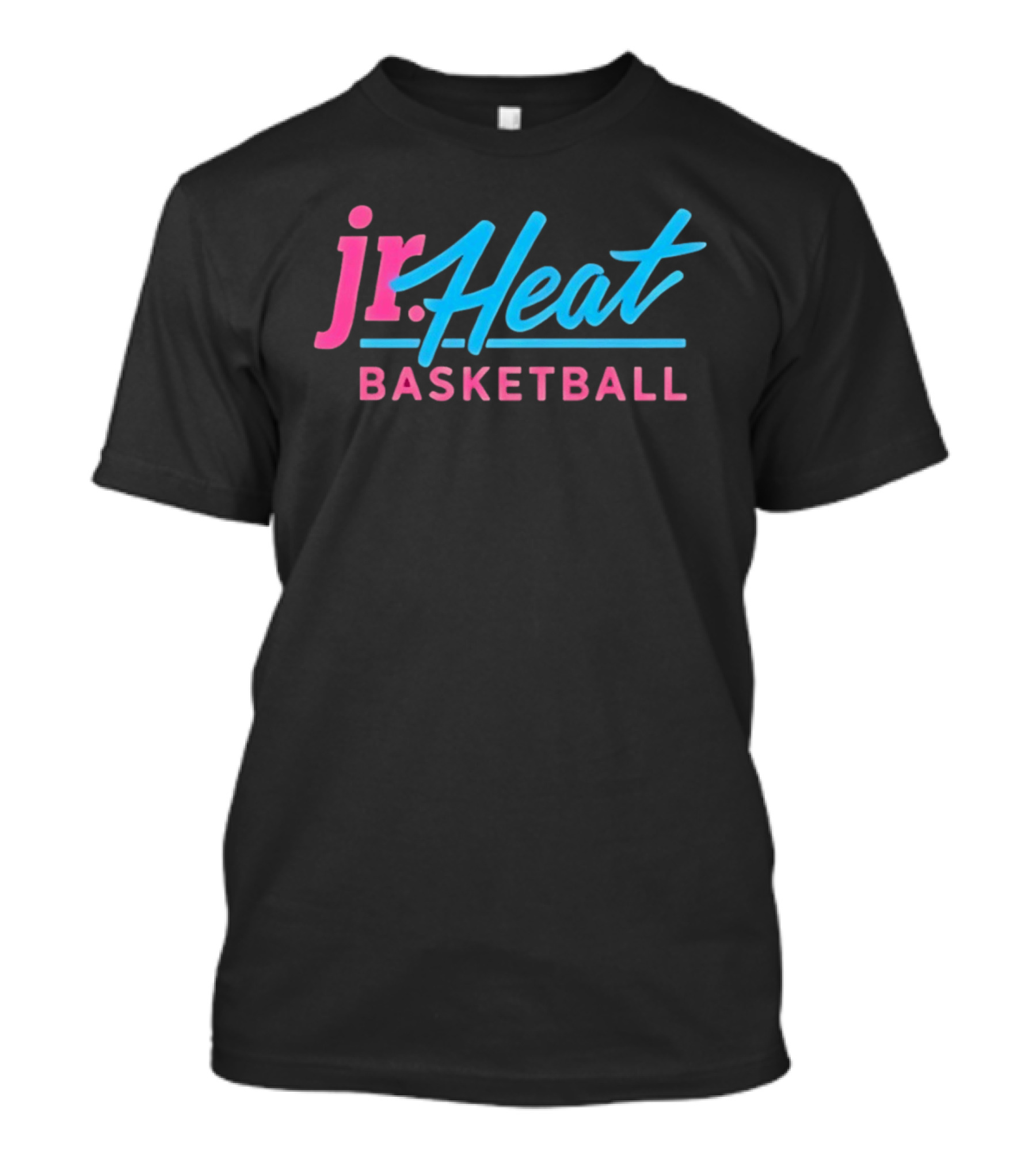 Jr Heat Basketball NBA Youth Sports Bright Neon T-Shirt