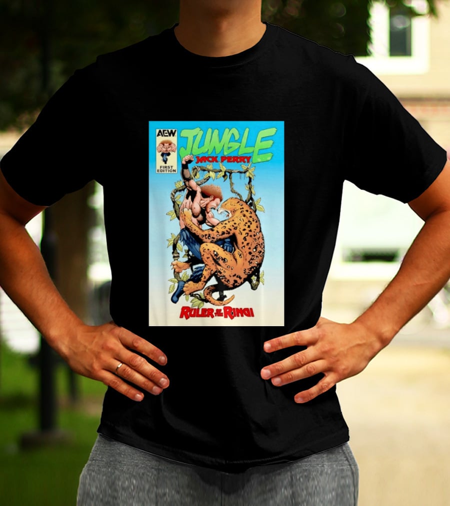 AEW Jungle Jack Perry First Edition Ruler Of The Ring T-Shirt