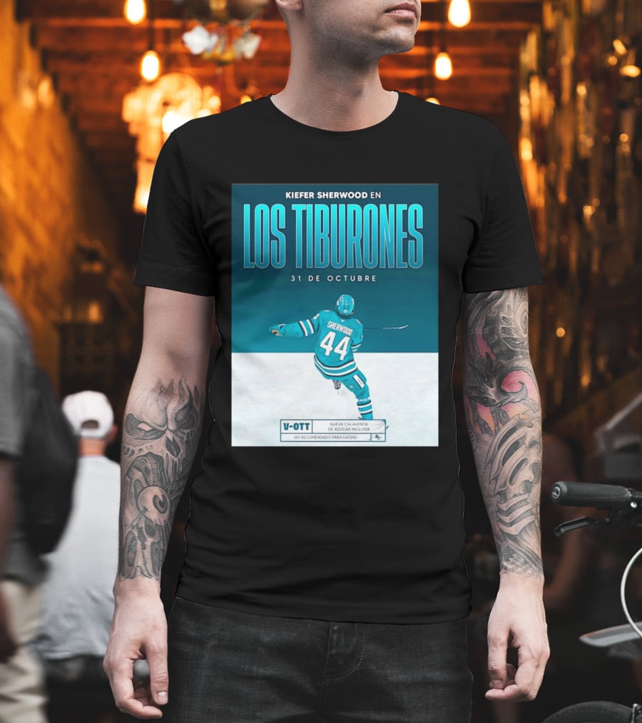 Kiefer Sherwood En Los Tiburones 31 De Octubre V OTT Nueva Calaverita De Azúcar Incluida T-Shirt