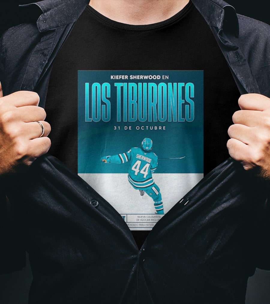 Kiefer Sherwood En Los Tiburones 31 De Octubre V OTT Nueva Calaverita De Azúcar Incluida T-Shirt
