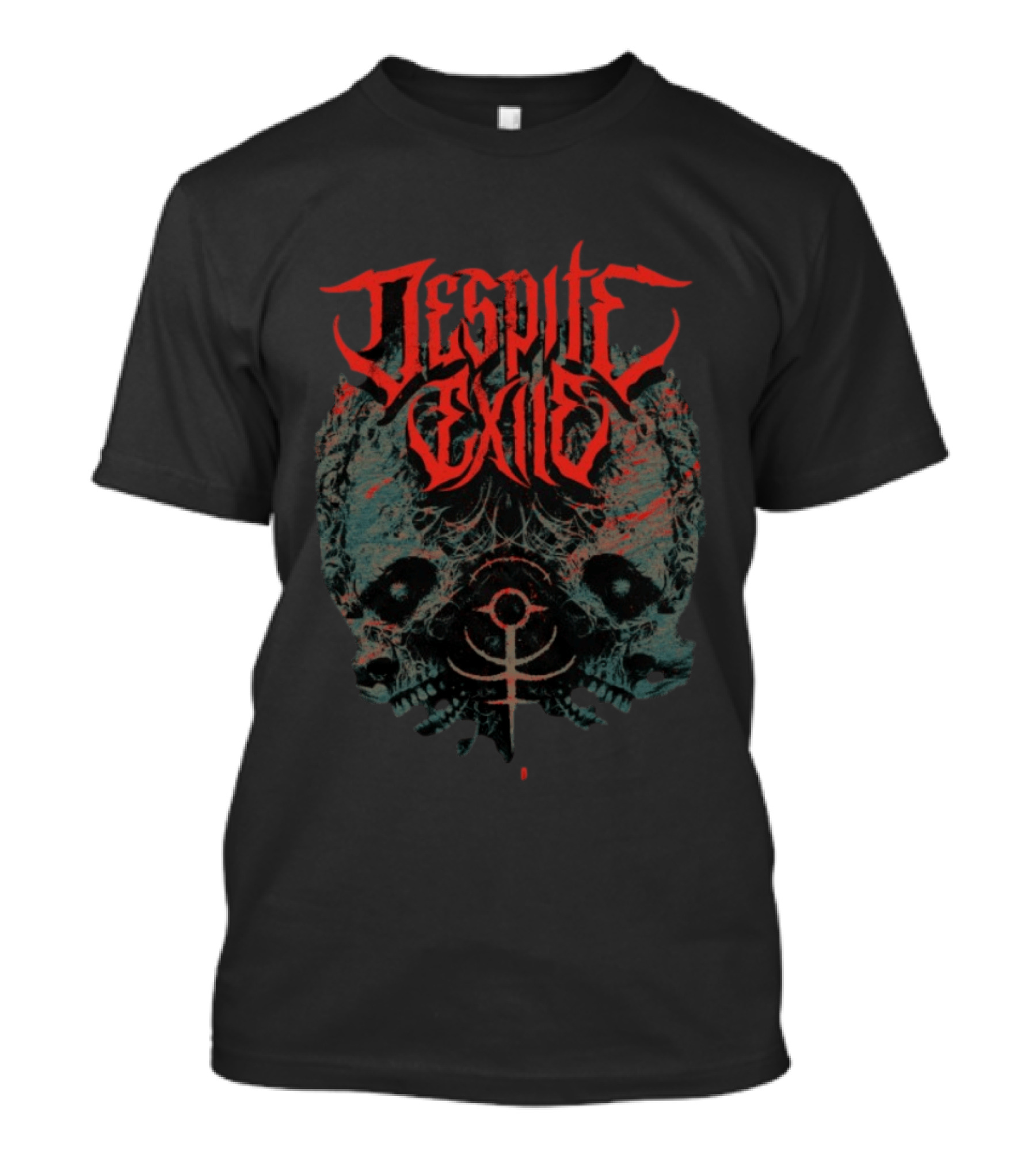Despite Exile Ever Before Never Again Skull T-Shirt