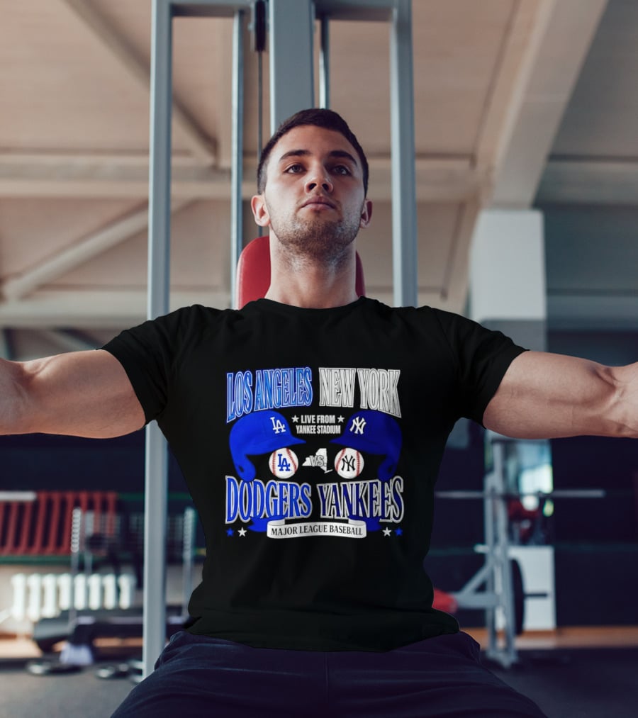 Los Angeles Dodgers Vs New York Yankees Live From Yankee Stadium Major League Baseball T-Shirt
