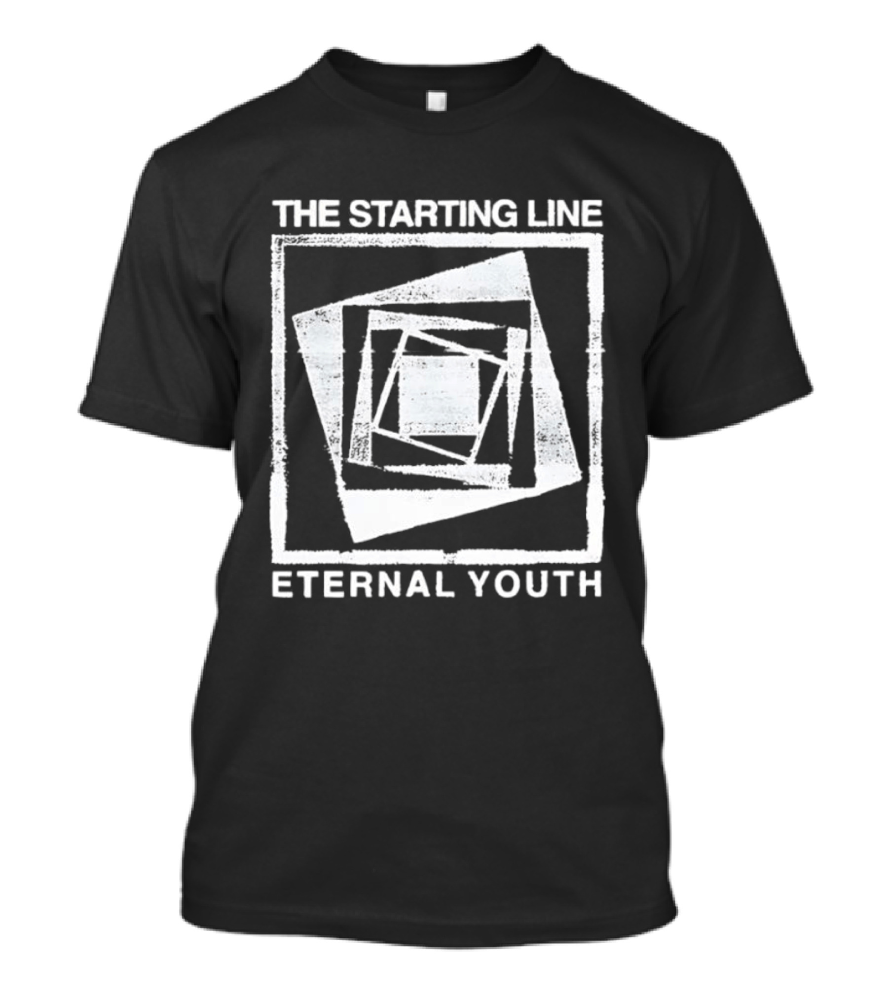 The Starting Line Eternal Youth Pop Punk Spiral Squares T-Shirt