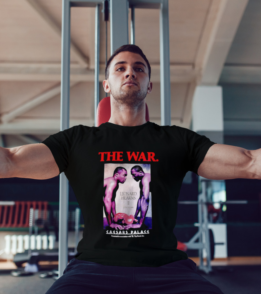 The War Sugar Ray Leonard Vs Thomas Hearns II June 12 1989 Caesars Palace Boxing Showdown T-Shirt