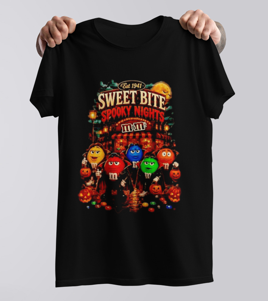 Est 1941 M&M's Sweet Bite Spooky Nights Halloween T-Shirt