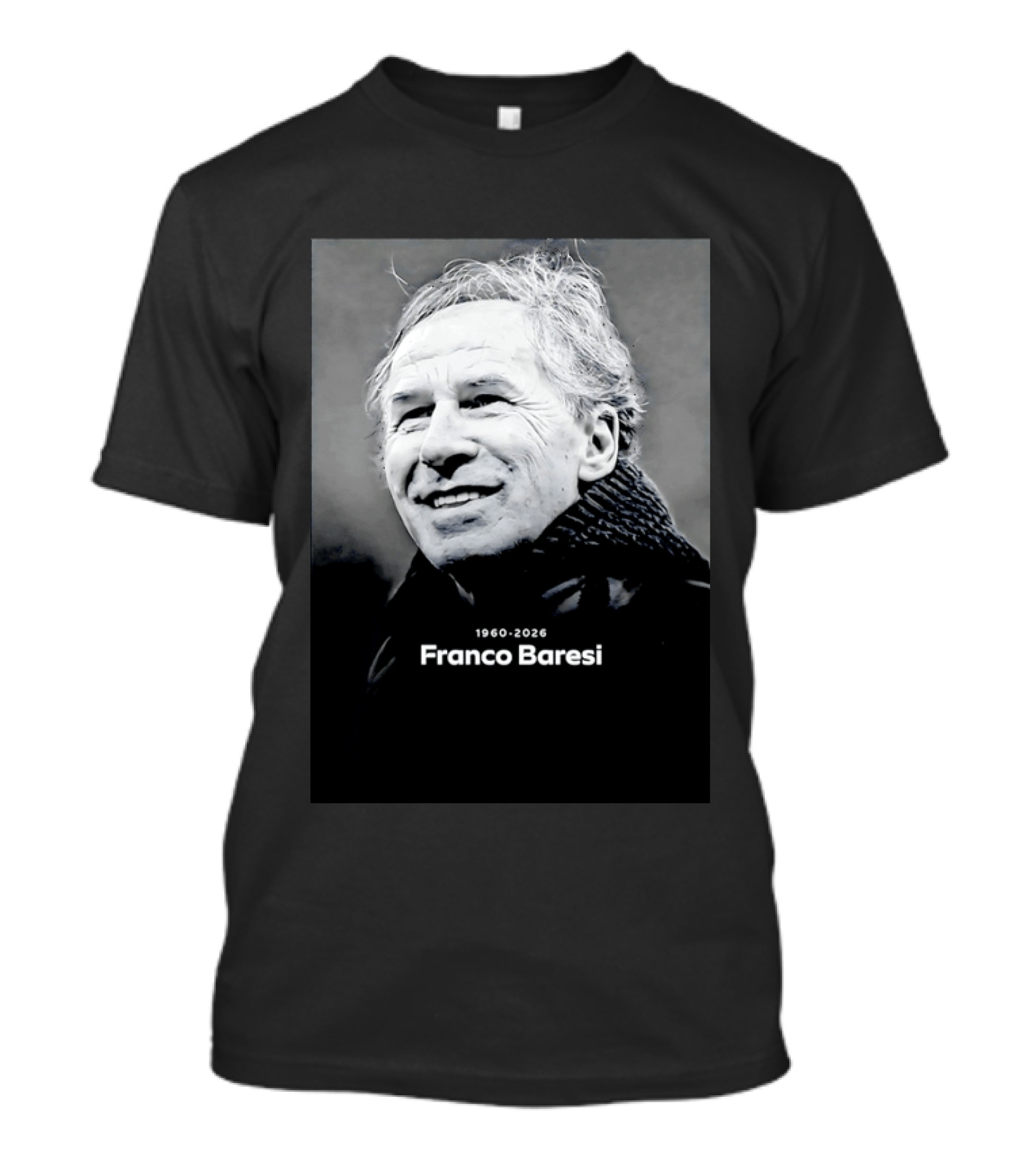 Franco Baresi 1960 2026 Memorial AC Milan T-Shirt