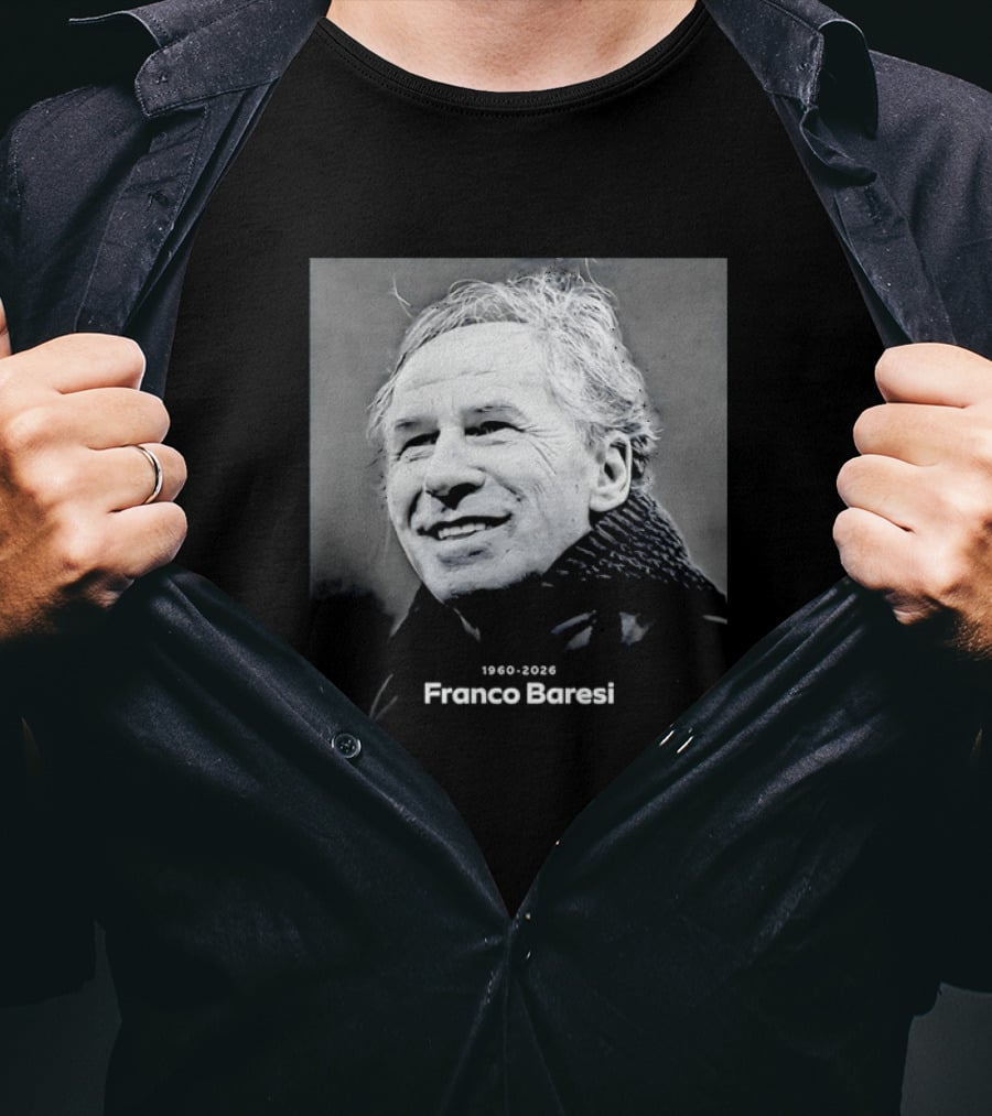 Franco Baresi 1960 2026 Memorial AC Milan T-Shirt