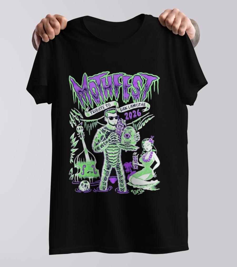 Mothfest Tribute To Dan Lamothe 2026 Creature T-Shirt