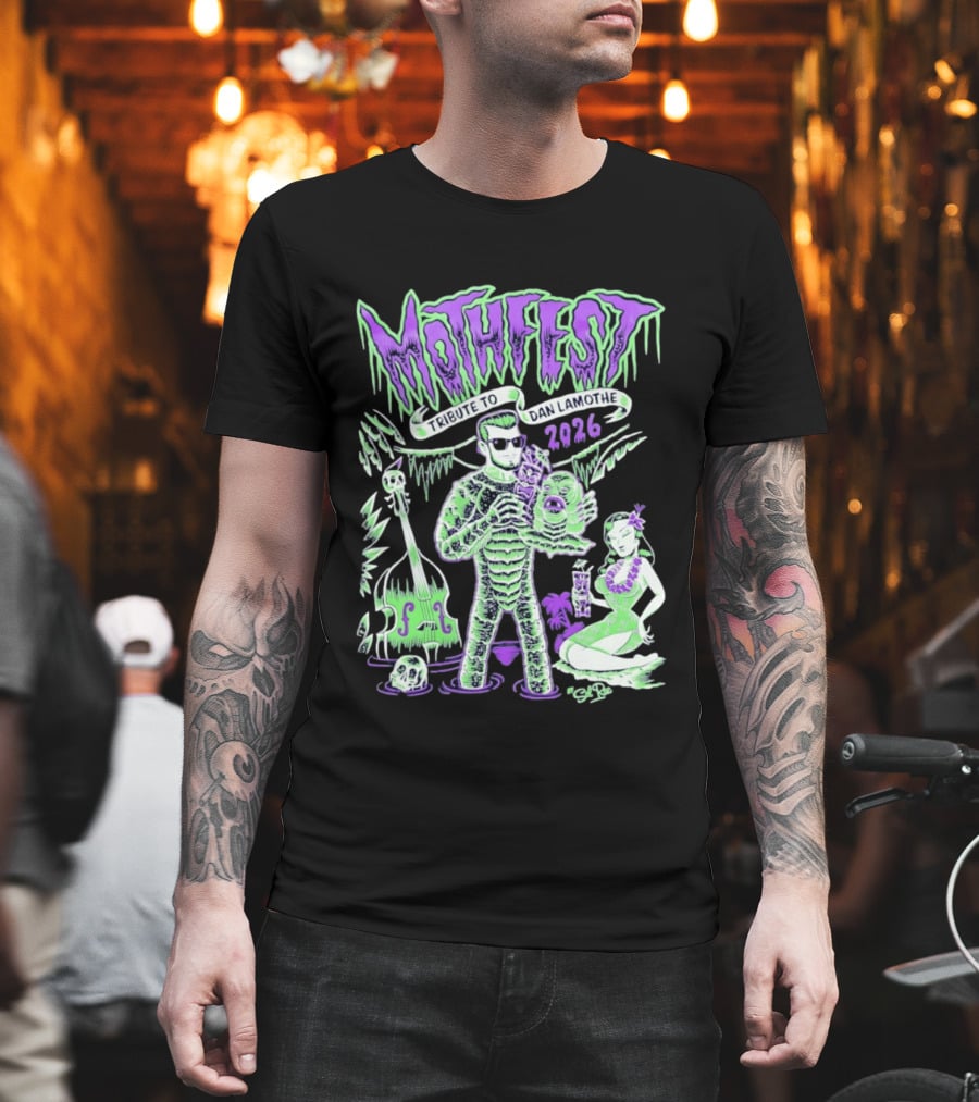 Mothfest Tribute To Dan Lamothe 2026 Creature T-Shirt